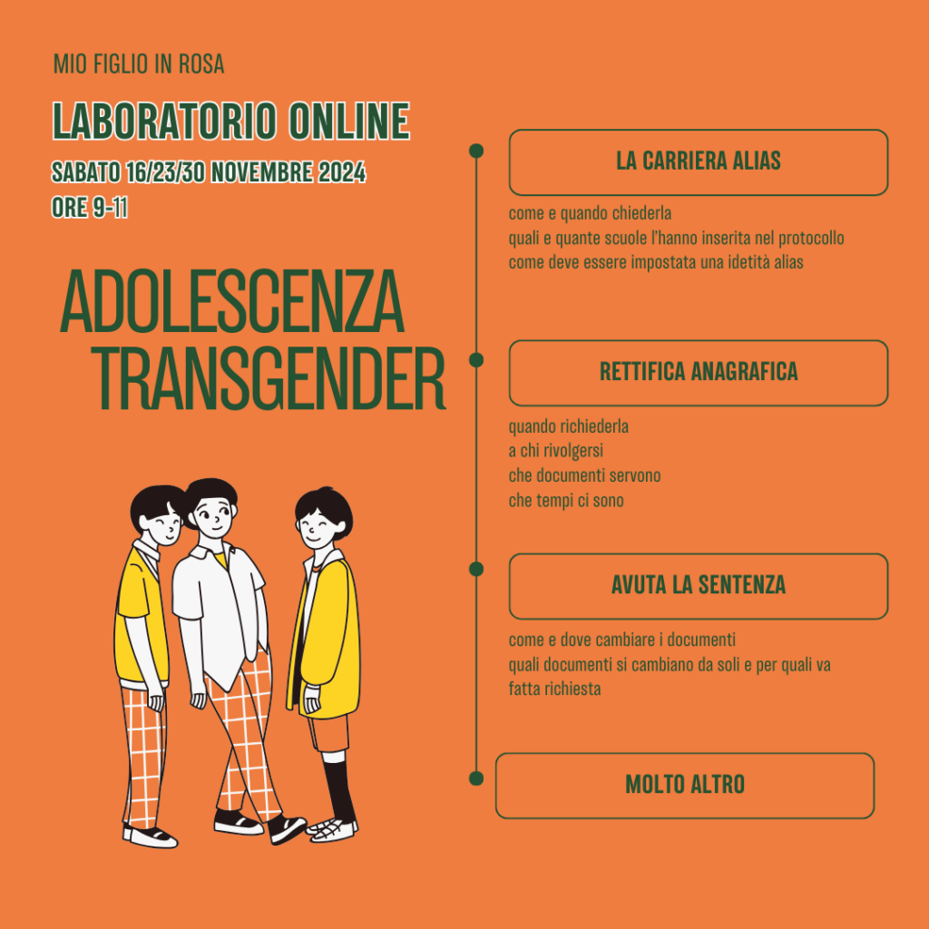 Affermazione di genere in adolescenza. Un laboratorio.